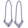 WANDRD WORRYLESS Locking Zipper Puller (Uyuni Purple, 6-Pack)