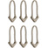 WANDRD WORRYLESS Locking Zipper Puller (Yuma Tan, 6-Pack)