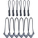 WANDRD Standard Zipper Puller (Aegean Blue, 12-Pack)