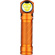 Olight Perun 3 Rechargeable Right-Angle LED Flashlight and Headband (Orange)