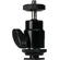 Nanlite Mini Ball Head with Hot Shoe Adapter and 1/4''-20 Mount