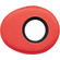Bluestar Zacuto Oval Large Eyecushion (Ultrasuede, Red)