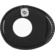 Bluestar Oval Large Viewfinder Eyecushion (Ultrasuede, Black)