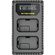 Nitecore USN1 Dual-Slot USB Travel Charger for Sony NP-FW50 Lithium-Ion Batteries