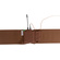 Ursa Waist Strap with Small Pouch for Wireless Transmitters (Small, Caramel)