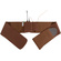 Ursa Waist Strap with Small Pouch for Wireless Transmitters (Large, Caramel)