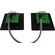 SoundTools WallCAT MX-B Wall Plate with Four XLR 3-Pin Male Connectors (Black)