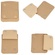 Ursa Popper Pouch (Medium, Beige)