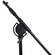 Proel Floor Mic Stand with Adjustable Boom (Black)