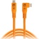 Tether Tools TetherPro Optima 10G USB-C Straight to Right Angle Cable (1.8m, Hi-Visibility Orange)