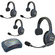 Eartec HUB4S UltraLITE & HUB 4 person system w/ 4 Single Headsets, batteries, charger & case
