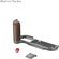 SmallRig 4736B L-Shape Grip for FUJIFILM X-T50 (Wooden/Charcoal Silver)