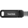 SanDisk 64GB Ultra Dual Drive Go 2-in-1 Flash Drive (Black, 300MB/s)