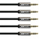 1010music 3.5mm TRS Patch Cable (30cm, 5 Pack)