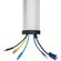 Brateck 2-Channel 1104x92mm Slim Aluminum Floor Cable Cover with Rugged End Caps