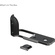 SmallRig 5217 L-Shaped Mount Plate with Silicone Handle for FUJIFILM X half (Charcoal Silver)