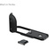 SmallRig 5332 L-Shaped Mount Plate with Silicone Handle for FUJIFILM X half (Black)