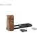 SmallRig 5224 L-Shaped Mount Plate with Wooden Handle for FUJIFILM X half (Black)