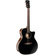 Cort Essence-GA4 Acoustic Guitar with Bag (Black Top Semi-Gloss)