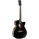 Cort Essence-OC4 Acoustic Guitar with Bag (Black Top Semi-Gloss)