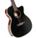 Cort Essence-OC4 Acoustic Guitar with Bag (Black Top Semi-Gloss)