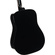 Cort Earth60 Acoustic Guitar with Bag (Black Gloss)