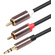 Titan Stereo 3.5mm Male to 2 RCA Male Y-Cable (2m)