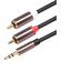 Titan Stereo 3.5mm Male to 2 RCA Male Y-Cable (1m)