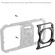 SmallRig 5277 67mm Threaded Filter Adapter with Detachable Sunhoods for Universal Phone Cage