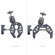 SmallRig 4102 Super Clamp Camera Mount Clamp with 360 Ballhead