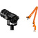 Rode PodMic USB Microphone with PSA1+ Studio Boom Arm (Orange)