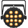 CHAUVET DJ SlimPAR Q12BT ILS Low-Profile RGBA LED PAR Light with Bluetooth