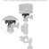 SmallRig 5814B Quick Release Mount Adapter for Insta360 X5 / X4 Air / Ace Pro 2 / Ace Pro / Ace