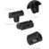 SmallRig 5918B Bidirectional Quick Release Folding Adapter Support with 2-Prong Mount and 1/4"-20 Threaded Hole (2 Pack)