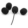 Bubblebee Industries The Microphone Foam for Lavalier Mics Pop Filter (Extra-Large, Black, 4-Pack)