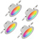 Nanoleaf Essentials Colour Smart LED Downlight (WiFi) 4-Pack