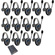 Eartec UltraLITE Pro16 Full-Duplex Wireless Intercom System with 13 Single-Ear Headsets (2.4 GHz)