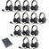 Eartec UltraLITE Pro16 13-Person Dual-Channel Full-Duplex Wireless Intercom System (2.4 GHz)