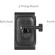 SmallRig 5721 Hook and Loop Backpack Strap Mount for Action Cameras