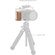 SmallRig 5984 L-Shaped Mount Plate with Wooden Handle for FUJIFILM X-E5 (Rosewood, Silver)