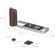 SmallRig 6236 L-Shaped Mount Plate with Wooden Handle for FUJIFILM X-E5 (Ebony, Silver)