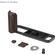 SmallRig 6237 L-Shaped Mount Plate with Wooden Handle for FUJIFILM X-E5 (Ebony, Black)