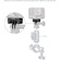 SmallRig 6303 Quick Release Mount Adapter for Insta360 X5 / X4 Air / Ace Pro 2 / Ace Pro / Ace
