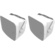 Klipsch RSM-650 260W 6.5" All Weather Outdoor Speaker (Pair, White)