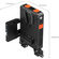SmallRig 5881 Intelligent Power Management V-Mount Battery Mount Plate with 15mm Dual Rod Clamp