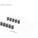 SmallRig 6527 Cable Clamp (10pcs, Black)