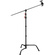 SHAPE C-Stand with 40" Arm and Turtle Base (Black, 296 cm)