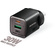MICRODIA SMARTCube Nano 30W Dual Port GaN Wall Charger (Black)