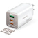 MICRODIA SMARTCube Nano 65W Tri Port GaN Wall Charger (White)