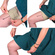 Ursa Thigh Strap with Vertical Pouch with Split End for Wireless Transmitters (Beige)
